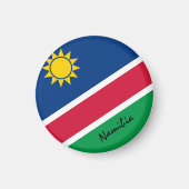 Namibia Fahne & Afrika - Reise-/Sportfans Magnet (Vorne)