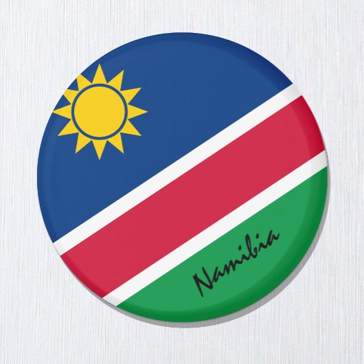 Namibia Fahne & Afrika - Reise-/Sportfans Magnet