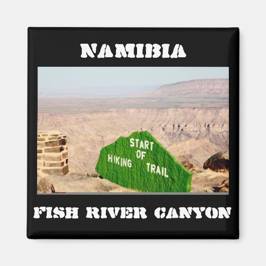 Namibia Fish River Canyon Landschaft Natur Magnet (Vorne)
