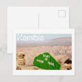 Namibia Fish River Canyon Landschaft Natur Postkarte (Vorne/Hinten)