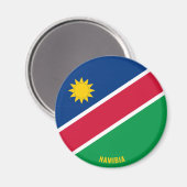 Namibia Flag Charming Patriotic Magnet (Vorderseite/Rückseite)