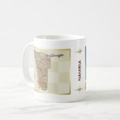 Namibia Flag + Karte Tasse (Vorderseite Links)