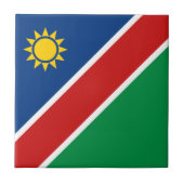 Namibia Flag Keramik Tile Fliese (Vorderseite)