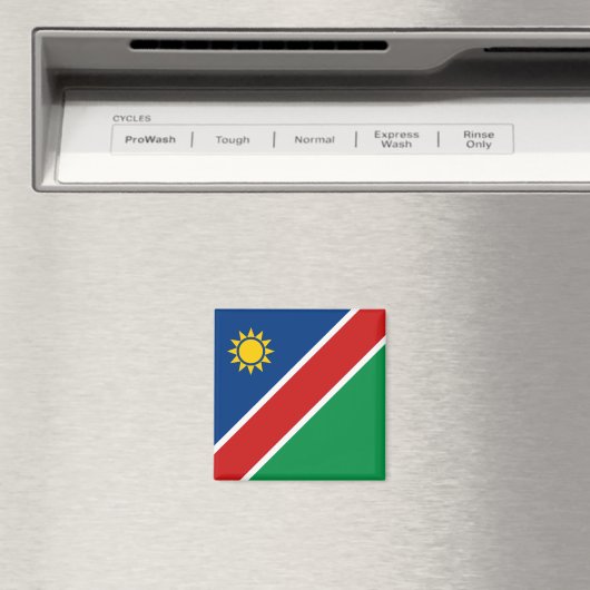 Namibia Flag Magnet (In Situ (Geschirrspüler))