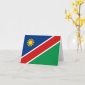 Namibia Flag Notecard Karte (Gelbe Blume)
