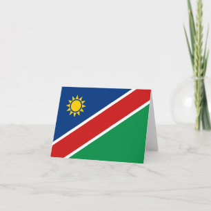 Namibia Flag Notecard Karte