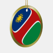 Namibia Flag Ornament (Rechts)
