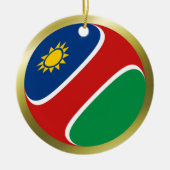 Namibia Flag Ornament (Vorne)