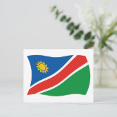 Namibia Flag Postcard Postkarte (Stehend Vorderseite)