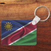 Namibia Flag Schlüsselanhänger (Vorderseite)