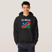 Namibia Flag Souvenir Wanderurlaub 2022 Hoodie (Vorne ganz)