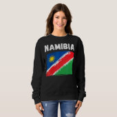 Namibia Flag Souvenir Wanderurlaub 2022 Sweatshirt (Vorne ganz)