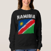 Namibia Flag Souvenir Wanderurlaub 2022 Sweatshirt (Vorderseite)