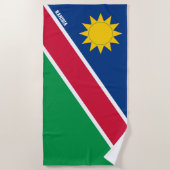 Namibia Flag Splendid Patriotic Strandtuch (Vorderseite)