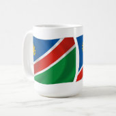 Namibia Flag-Tasse Kaffeetasse (Vorderseite Links)