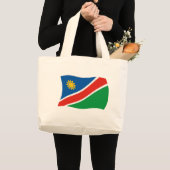 Namibia Flag Tote Bag Jumbo Stoffbeutel (Vorderseite (Produkt))