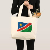Namibia Flag Tote Bag Jumbo Stoffbeutel (Vorderseite (Produkt))