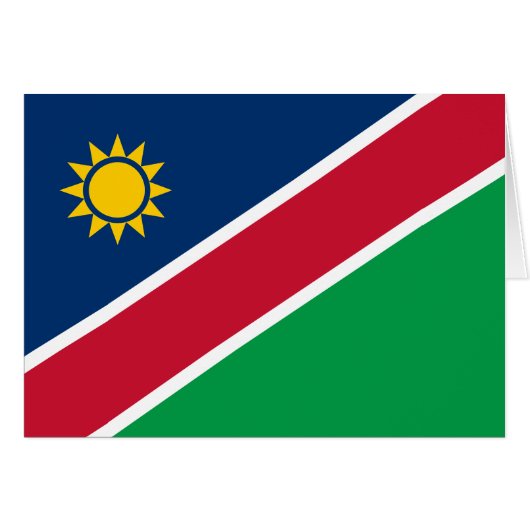 Namibia-Flagge (Vorderseite (Horizontal))