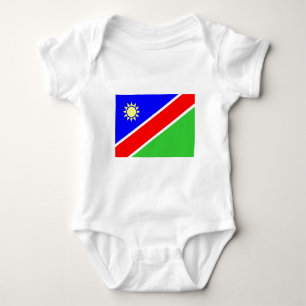 Namibia-Flagge Baby Strampler
