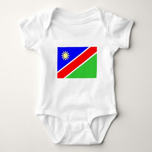 Namibia-Flagge Baby Strampler (Vorderseite)
