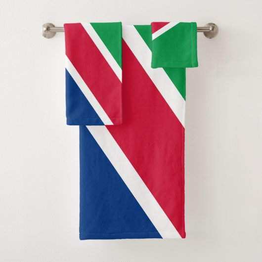 Namibia-Flagge Badhandtuch Set (Insitu)