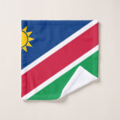 Namibia-Flagge Badhandtuch Set (Waschlappen)
