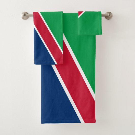 Namibia-Flagge Badhandtuch Set (Insitu)