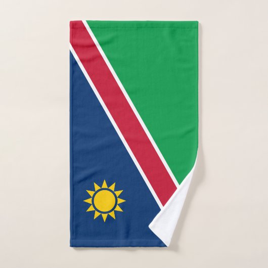 Namibia-Flagge Badhandtuch Set (Handtuch)