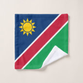 Namibia-Flagge Badhandtuch Set (Waschlappen)