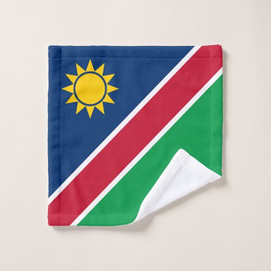 Namibia-Flagge Badhandtuch Set (Waschlappen)