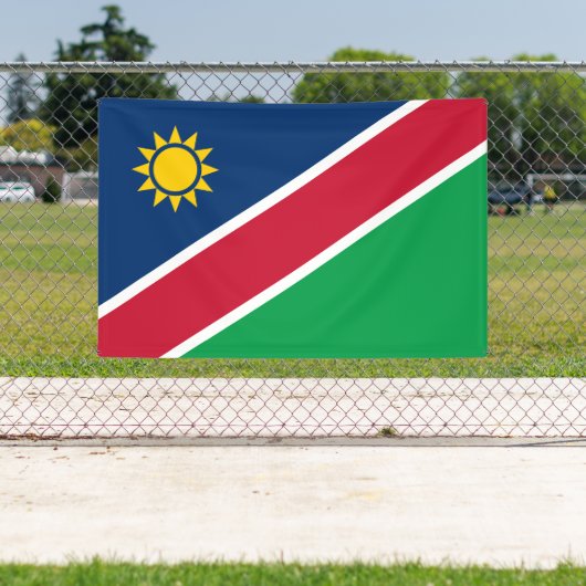 Namibia-Flagge Banner (Insitu)