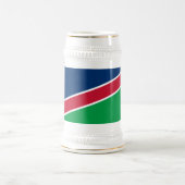Namibia-Flagge Bierglas (Mittel)