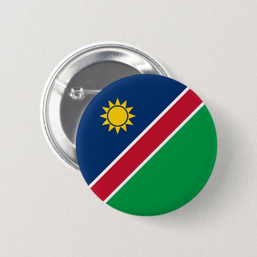 Namibia-Flagge Button (Vorne & Hinten)