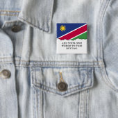 Namibia-Flagge Button (Beispiel)