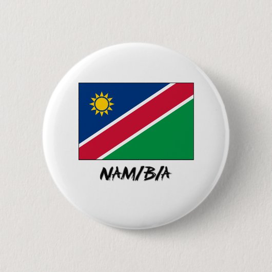 Namibia-Flagge Button (Vorderseite)