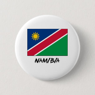 Namibia-Flagge Button