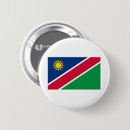 Namibia-Flagge Button (Vorne & Hinten)