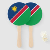 Namibia-Flagge Fächer (Vorne und Hinten)