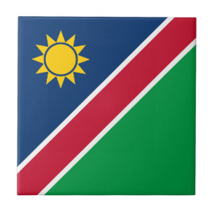 Namibia-Flagge Fliese