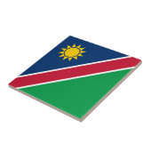 Namibia-Flagge Fliese (Seite)