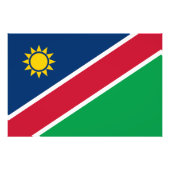 Namibia-Flagge Fotodruck (Vorne)