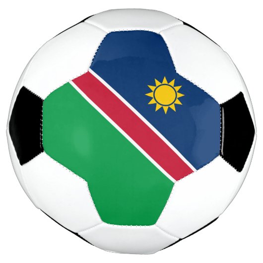 Namibia-Flagge Fußball (Gedreht)