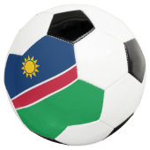 Namibia-Flagge Fußball (Dreiviertel)