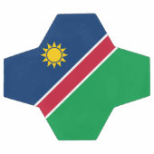 Namibia-Flagge Fußball (Flach)