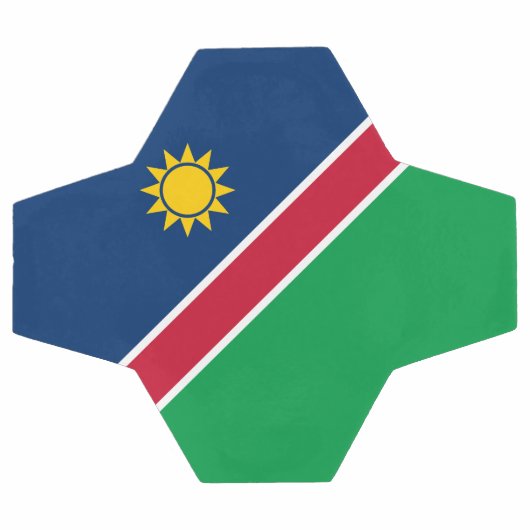 Namibia-Flagge Fußball (Flach)