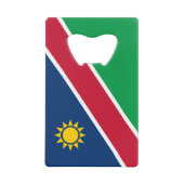 Namibia-Flagge Geldbeutel Flaschenöffner (Vorderseite)