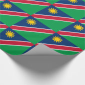 Namibia-Flagge Geschenkpapier (Ecke)