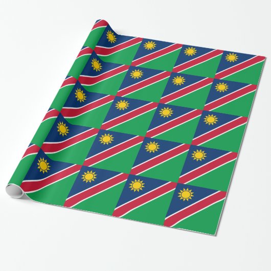 Namibia-Flagge Geschenkpapier (Ungerollt)