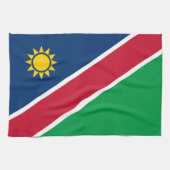 Namibia-Flagge Geschirrtuch (Horizontal)