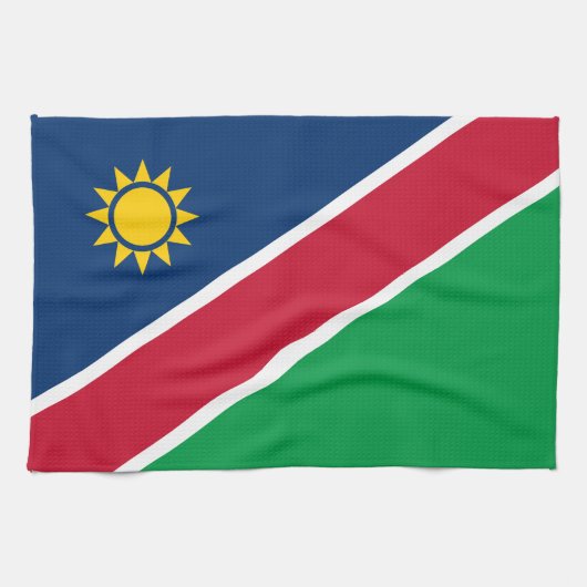 Namibia-Flagge Geschirrtuch (Horizontal)